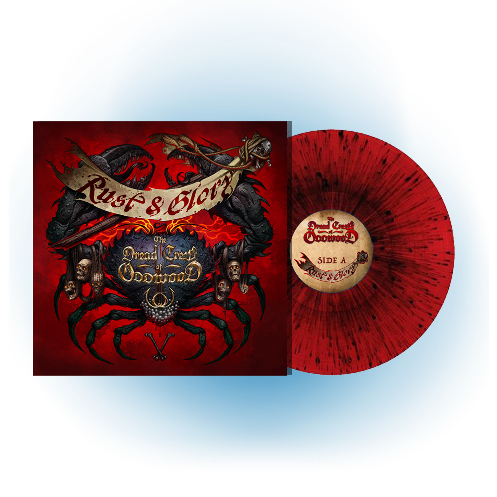 Rust & Glory | Red with Black Splatter Vinyl